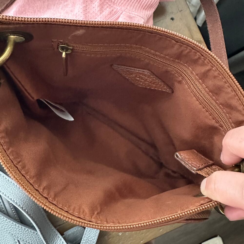 Fossil Karli Crossbody Cognac 100% Leather - Picture 6 of 6